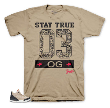 Jordan shirts to match Jordan 3 OG