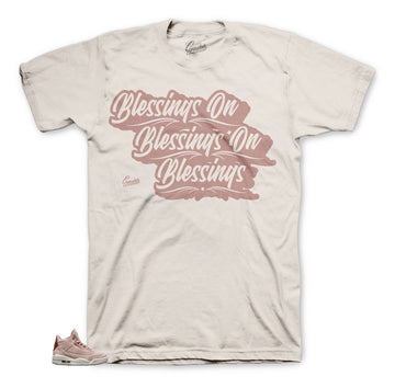 Rose shirts to match Jordan 3 Particle Beige
