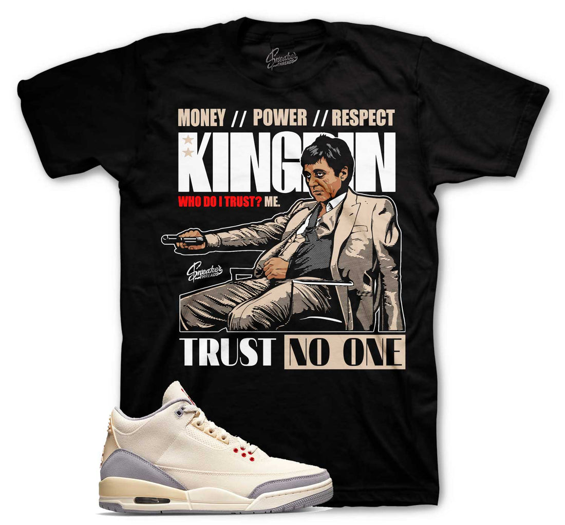 Jordan 3 muslin sneaker release tees