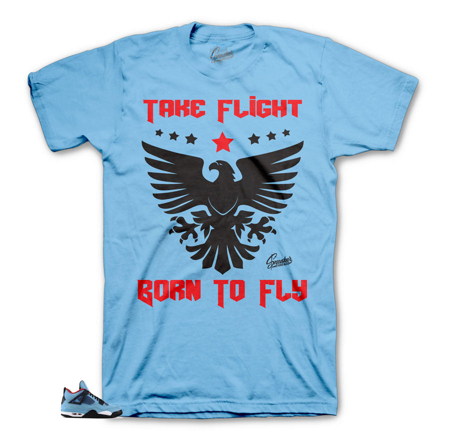 Jordan 4 Cactus Jack Take Flight Shirt