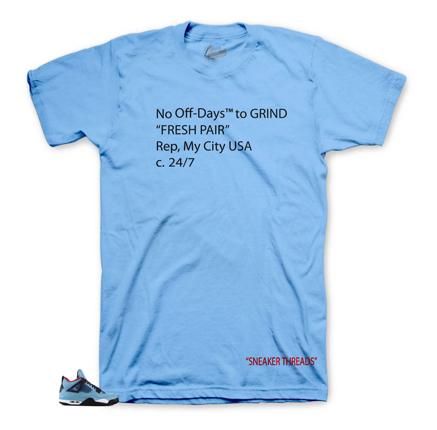 Jordan 4 Cactus Jack Off Days tee