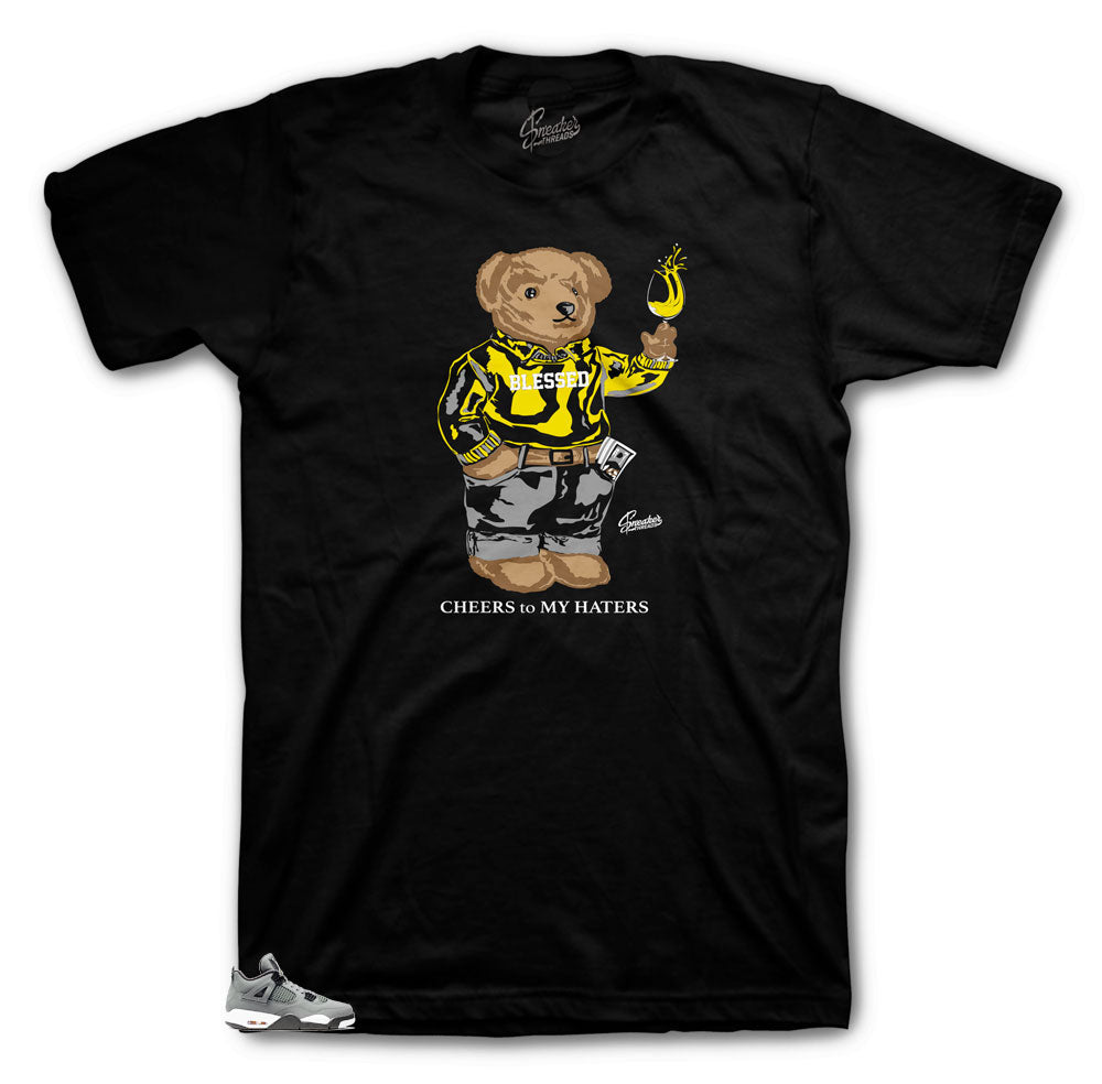 Jordan 4 cool grey sneaker tees match retro s cool grey shoes.