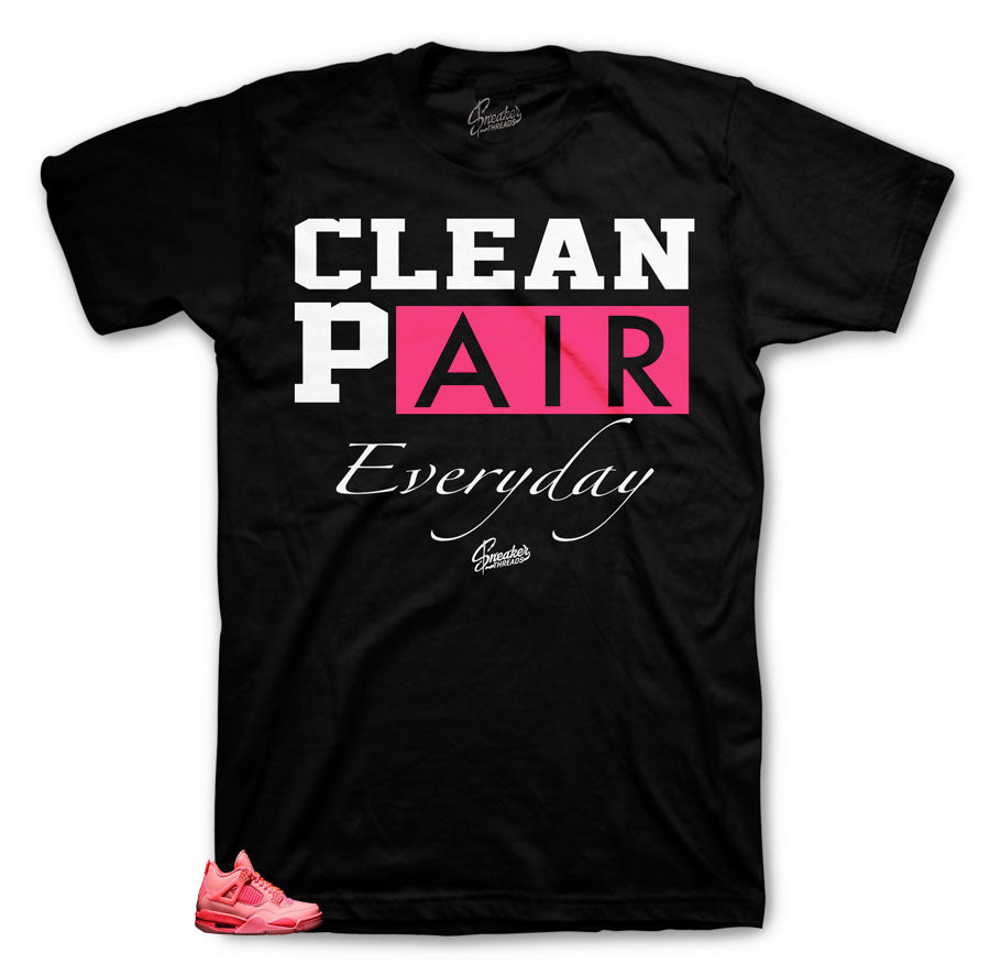 Jordan 4 hot punch sneaker tees match retro 4 hot punch shirts.
