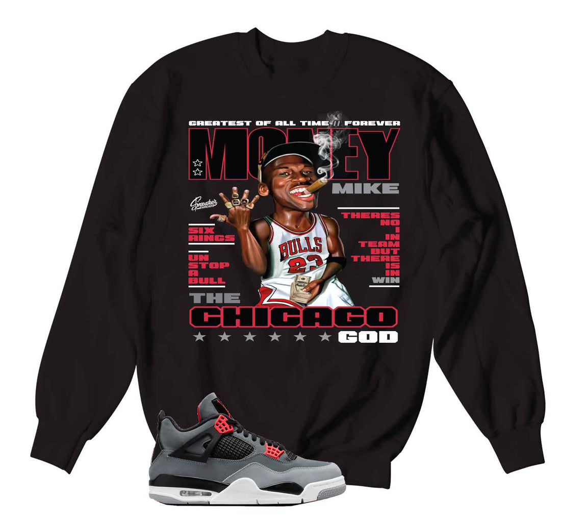 Jordan 4 infrared sneaker sweater