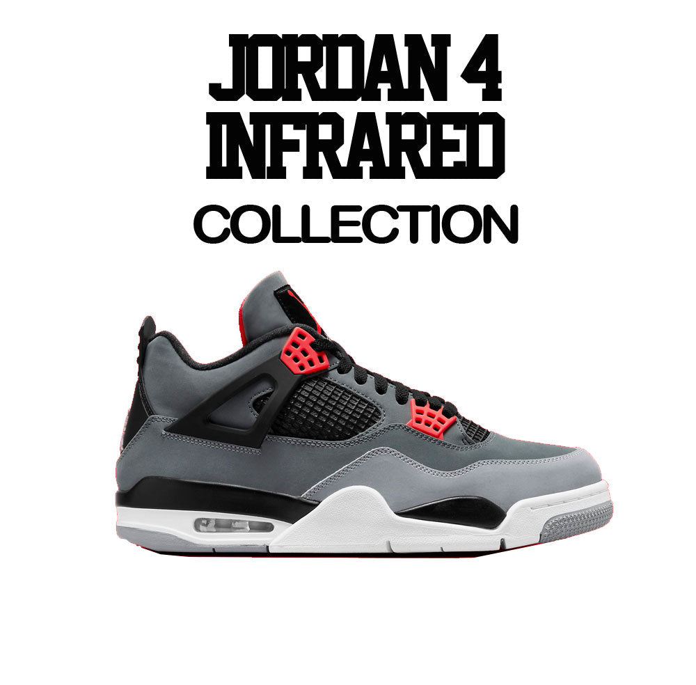 Kids Jordan 4 infrared sneaker tees