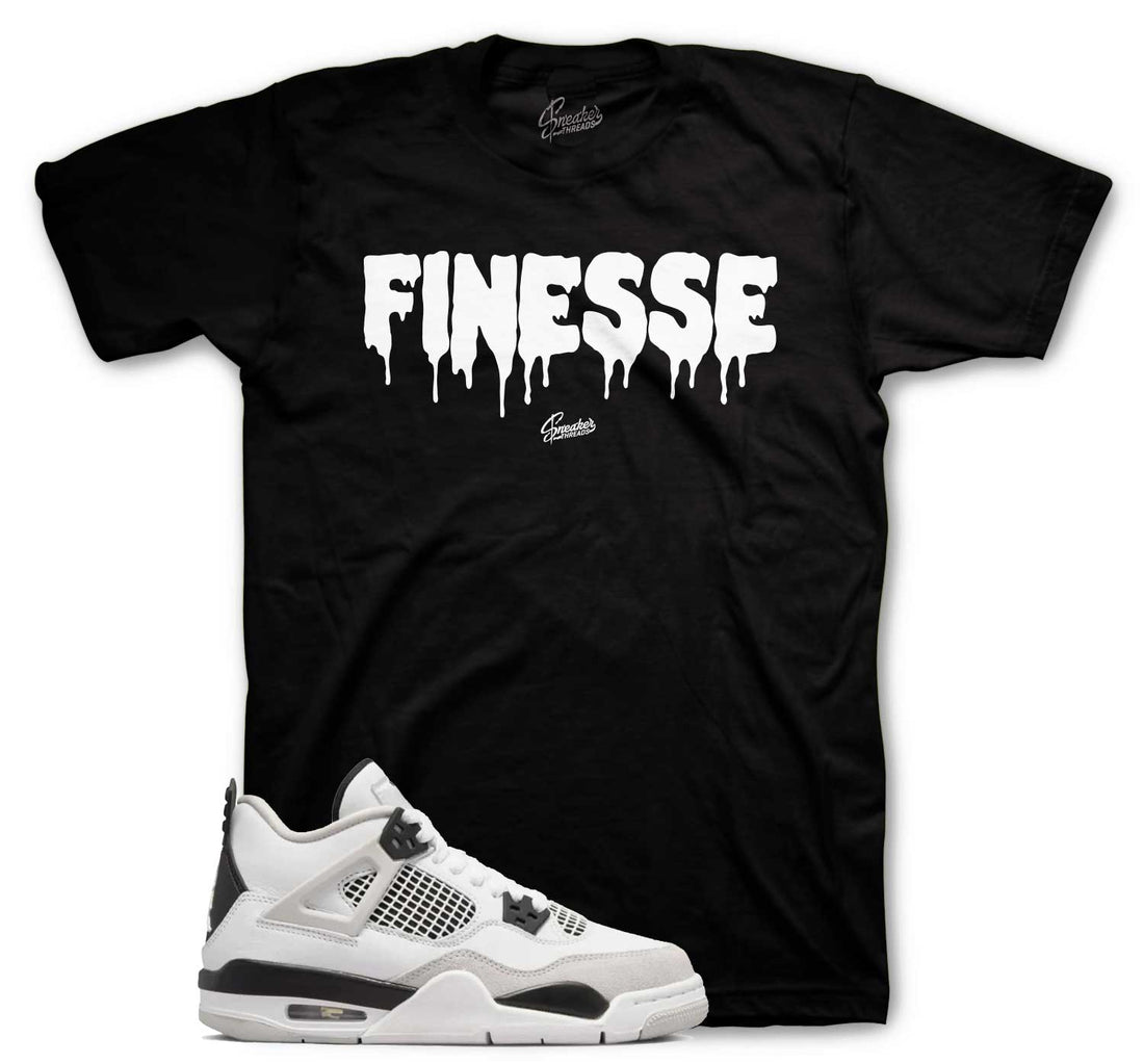 Jordan 4 Military Black Sneaker Tees