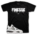 Jordan 4 Military Black Sneaker Tees