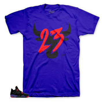 Raptor Jordan 4 sneaker matching tees | Sneaker tees Match Retro 4