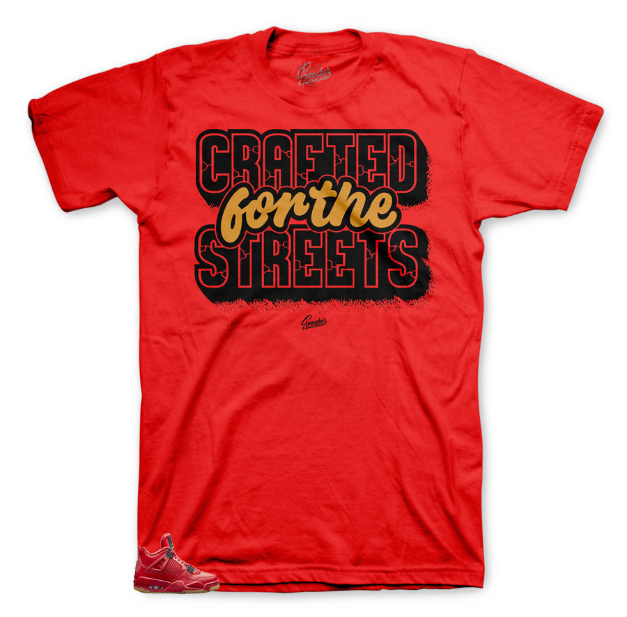Jordan 4 Singles Day Crafted shirt to match perfect with shoes