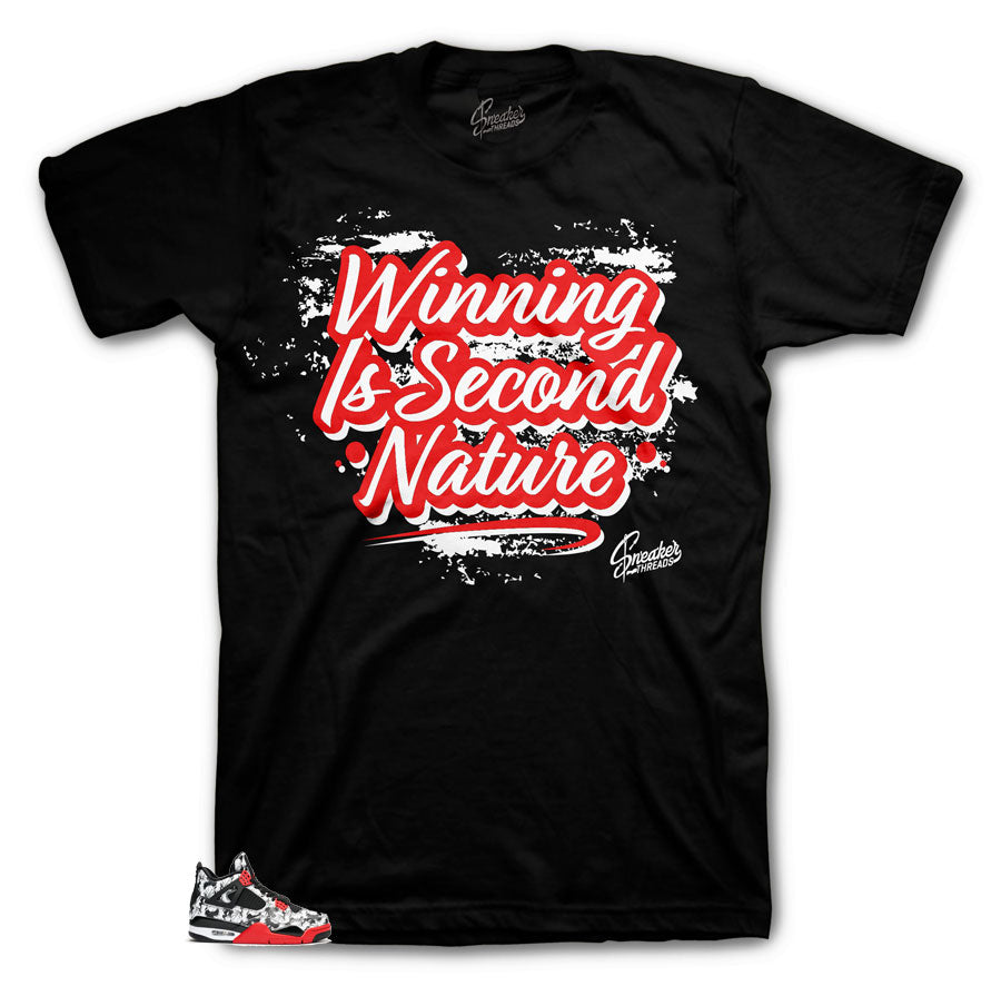 Jordan 4 Retro Tatto sneaker matching tee shirt collection