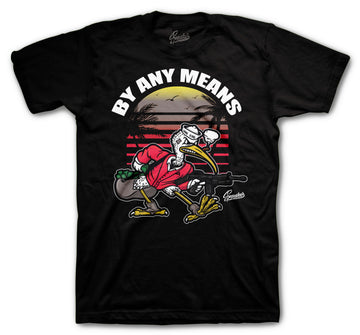 Retro 4 Taupe Haze Shirt - By any Means - Black