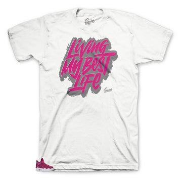 Retro sneaker Jordan 4 True berry matching t shirt