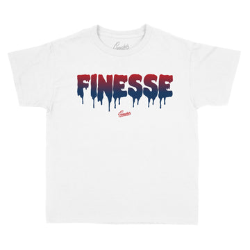 Kids Finesse shirt to wear with Retro Fiba 4's