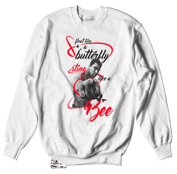 Jordan white Crimson 4 sweatshirts