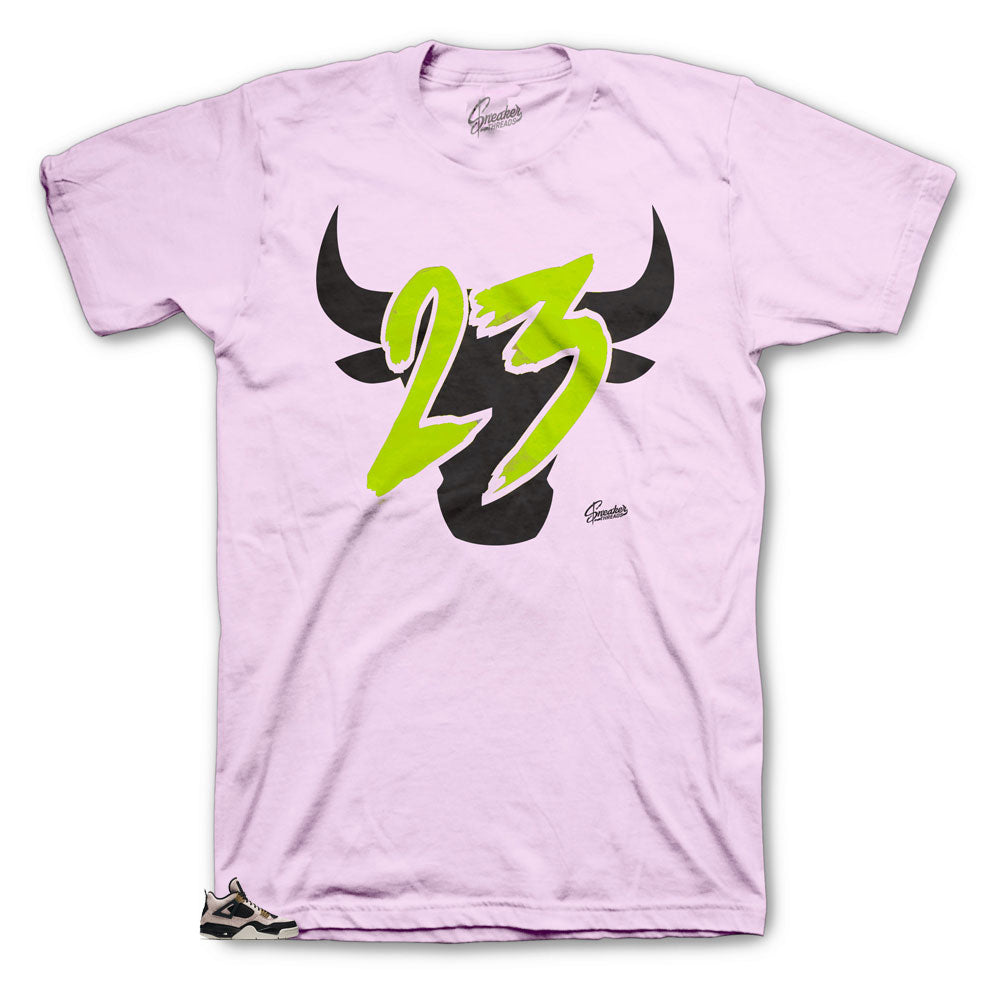 Red Silt sneaker Jordan 4s match shirt made to match the silt red sneakers