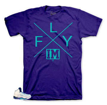 Jordan 6 Grape fly tee to match perfect