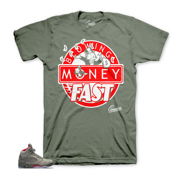 Camo Jordan 5 shirts match retro 5 | Sneaker match shirts