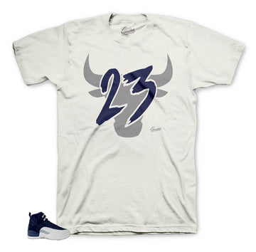 Jordan 12 international flight Japan sneaker tees match shoes.