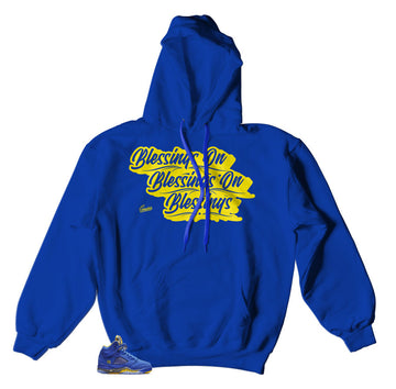 matching hoody to match Jordan 5 reverse Laney sneaker collection