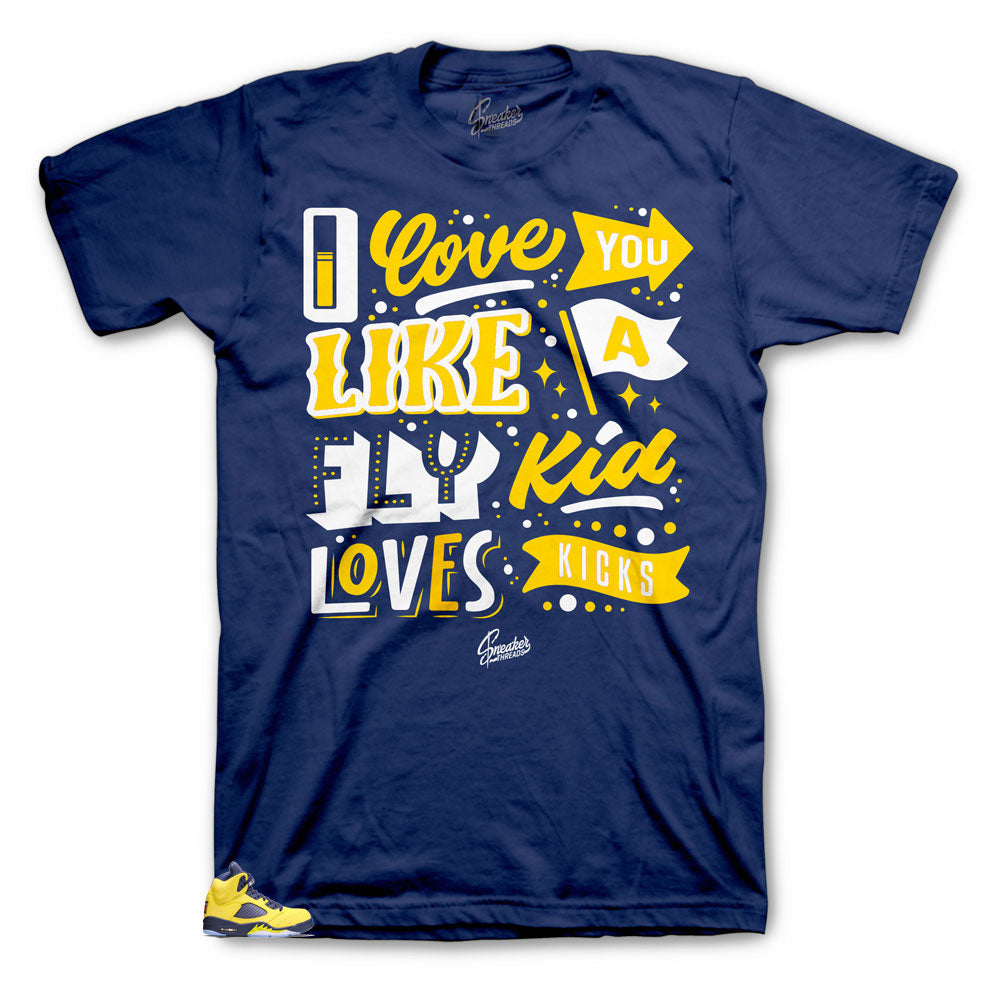 Shirts you'll love to match Michigan 5's