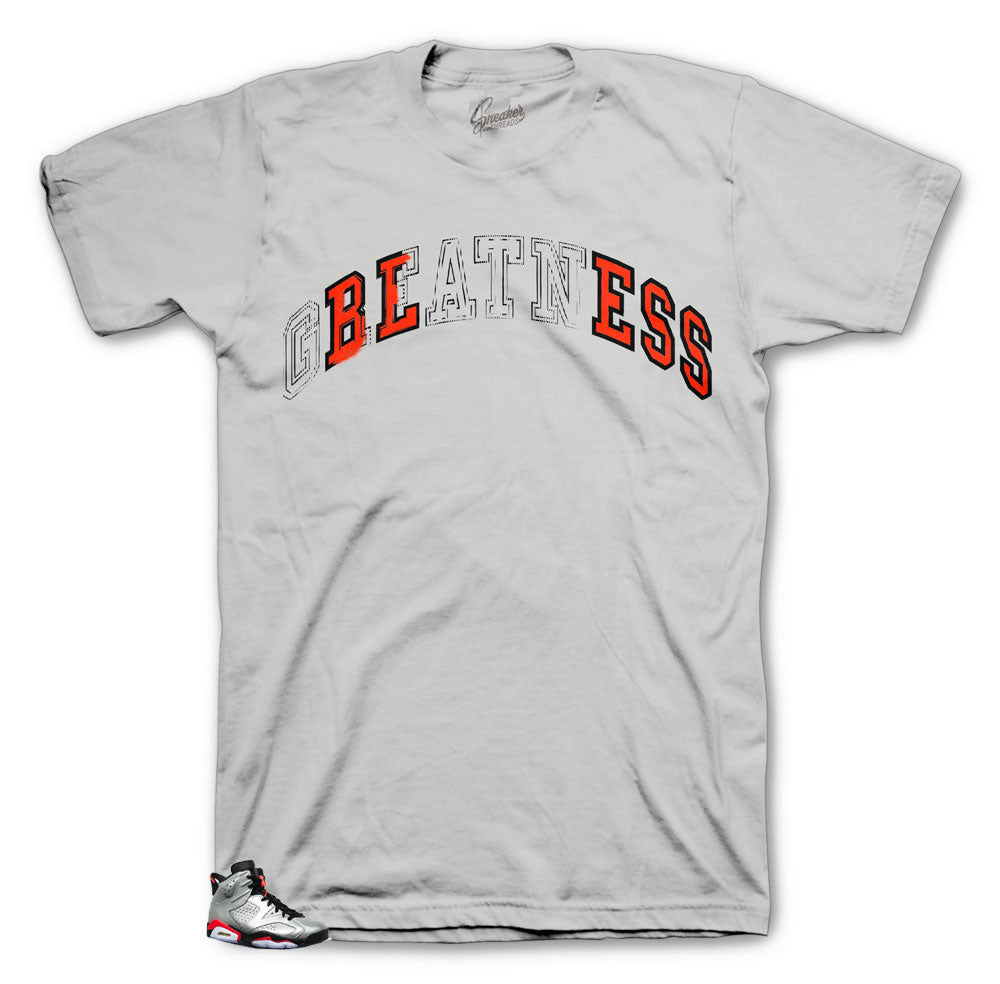 Jordan Stitch shirt to best match Reflective 6's