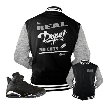 Jordan 6 black cat jackets match retro 6 black cat sweater.