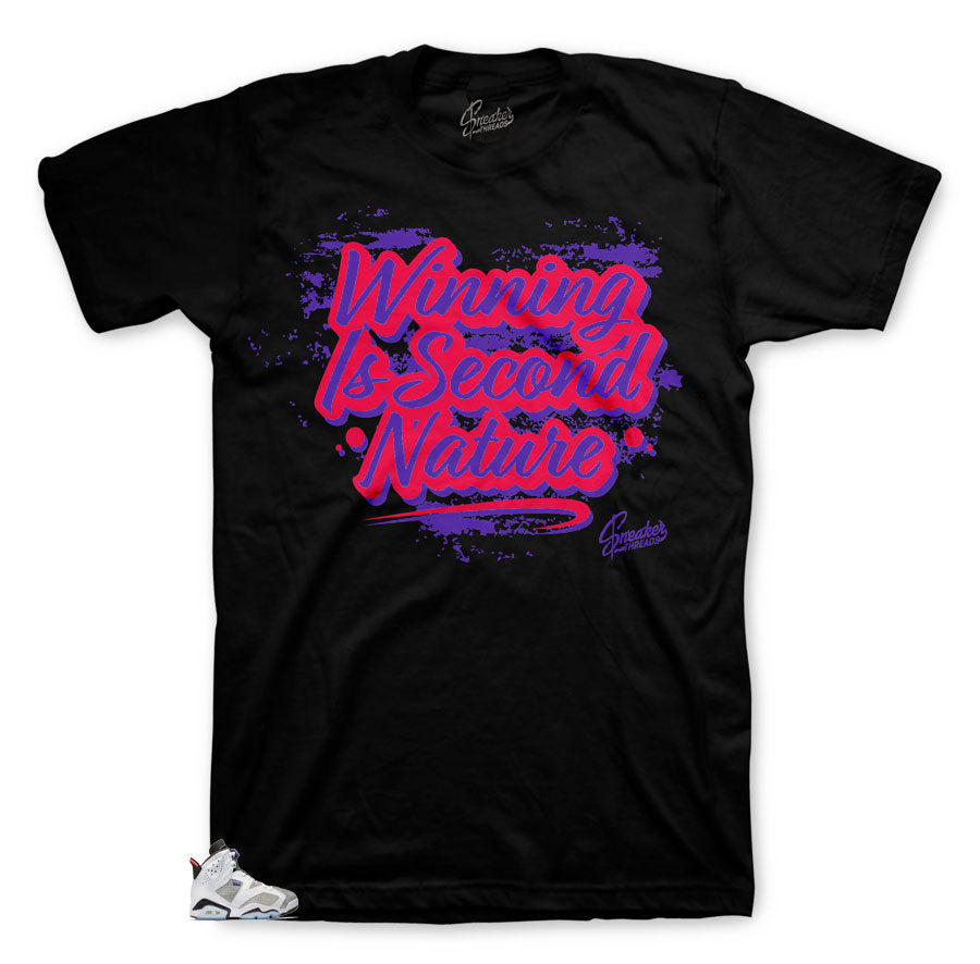 shoe Jordan 6 flint matches shirt designed to match Jordan 6 flint shoes