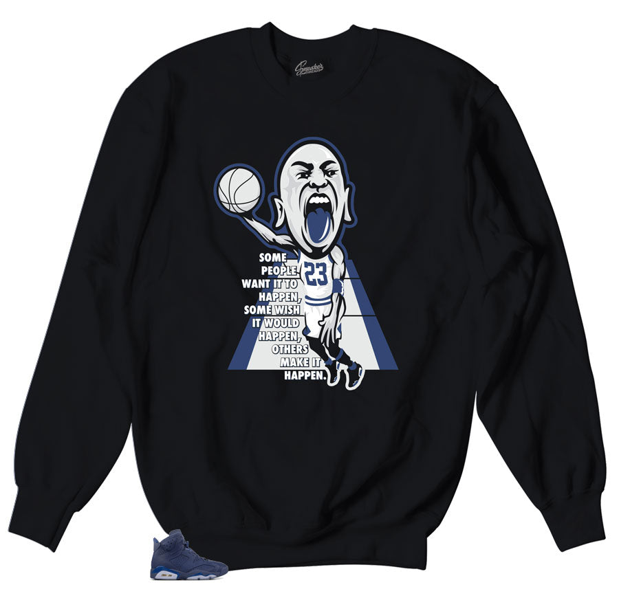 Jordan 6 Diffused sweater to make it happen