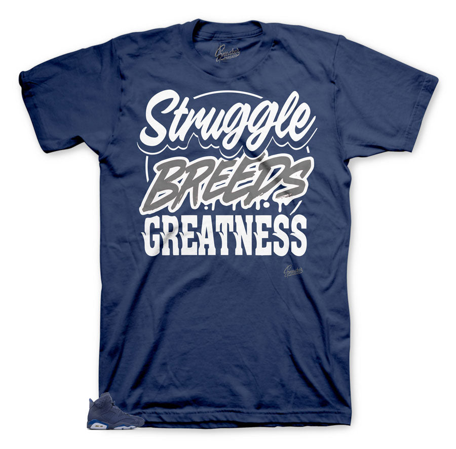 Jordan 6 Diffused Blue Struggle breeds tee