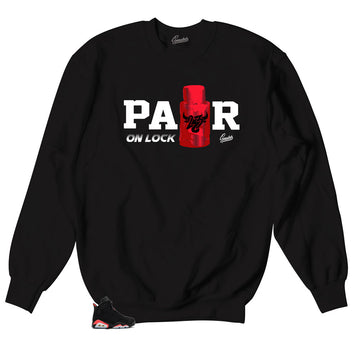 Infrared Jordan 6s sneaker sweater | The best infrared crews match