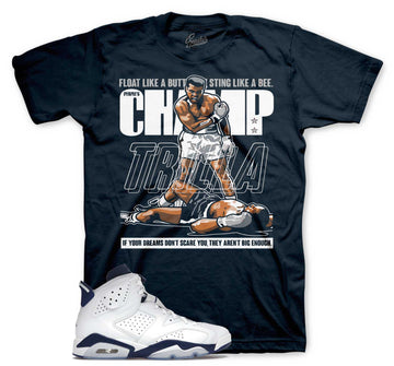 Jordan 6 midnight navy tees and outfits