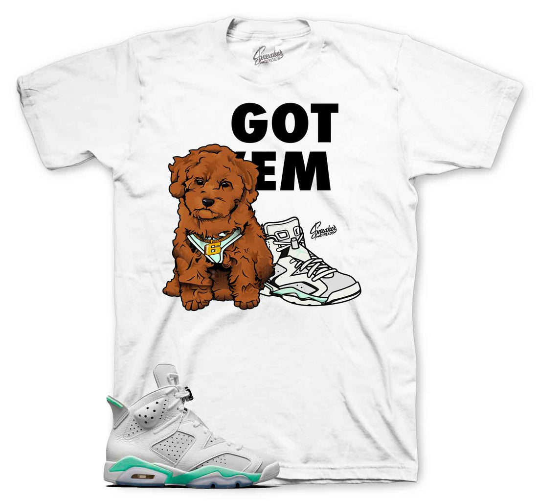 Jordan 6 mint foam sneaker tees