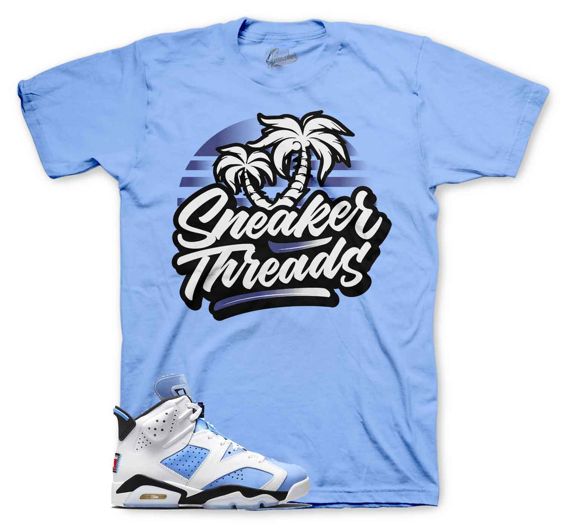 Sneaker Release Tees For Jordan 6  UNC