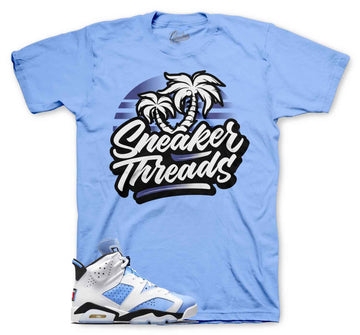 Sneaker Release Tees For Jordan 6  UNC