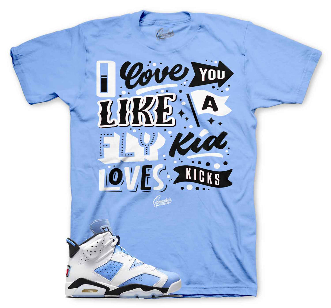 Sneaker Release Tees For Jordan 6  UNC