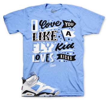 Sneaker Release Tees For Jordan 6  UNC
