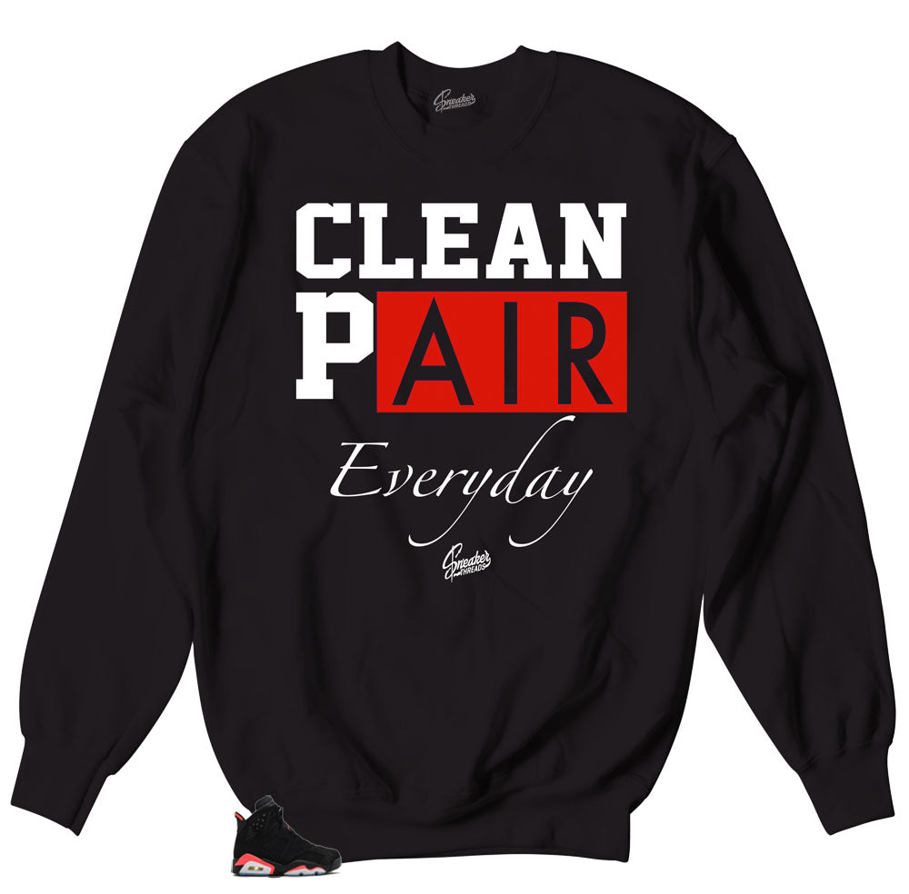 Jordan Infrared 6's Clean Everyday Crewneck