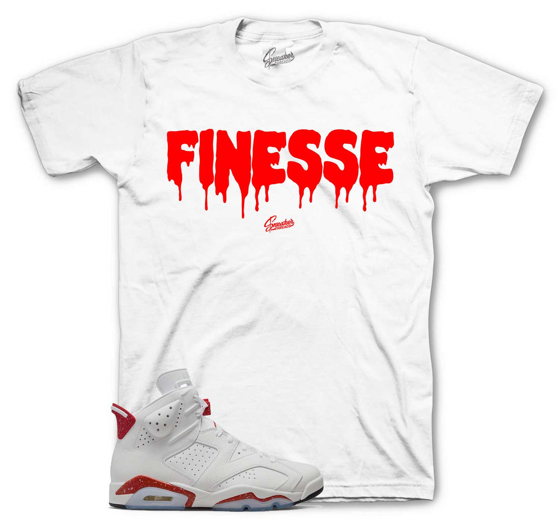 Jordan 6 red oreo sneaker tees