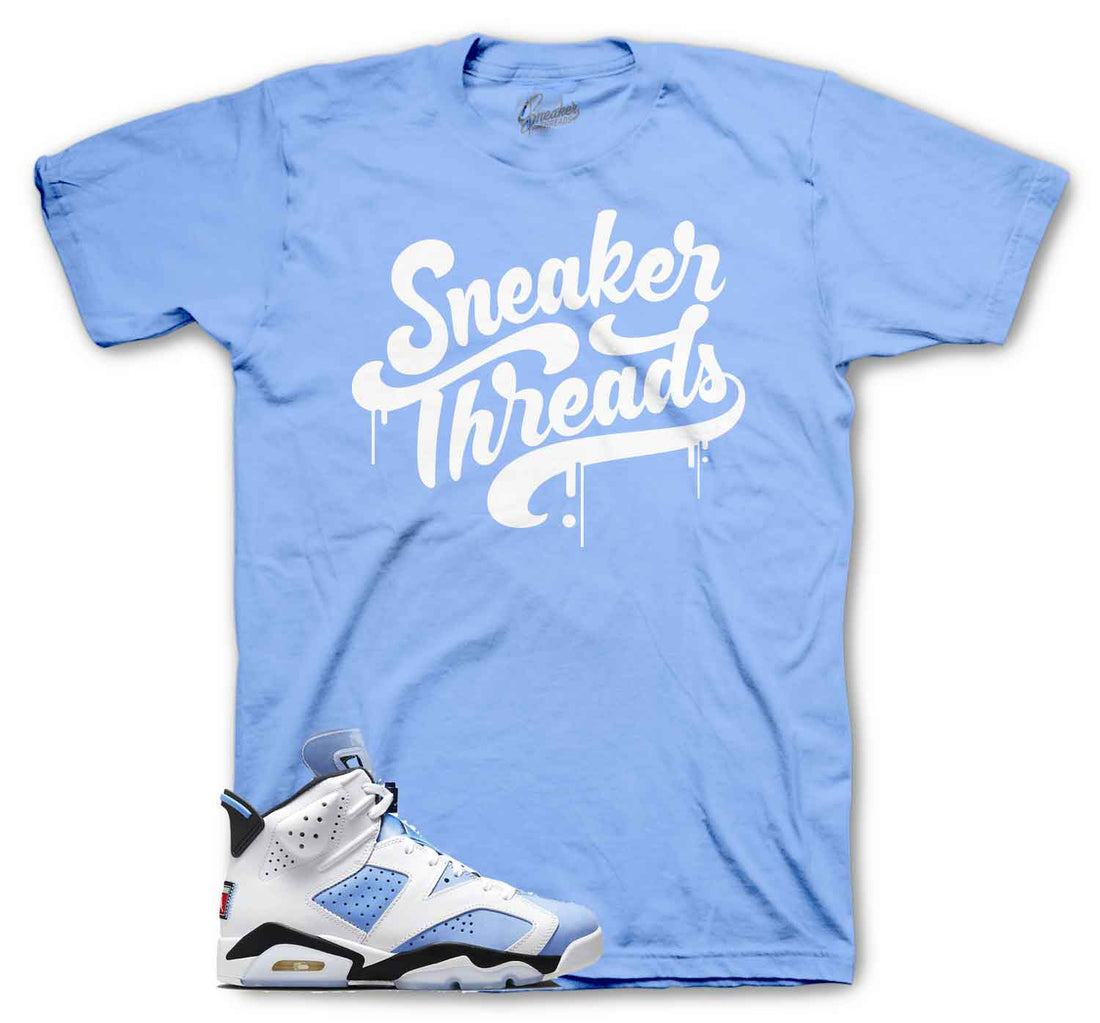 Sneaker Release Tees For Jordan 6  UNC