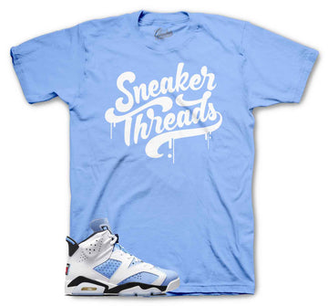 Sneaker Release Tees For Jordan 6 UNC