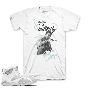 Jordan 7 pure platinum tee match | Sneaker Tees Shirts