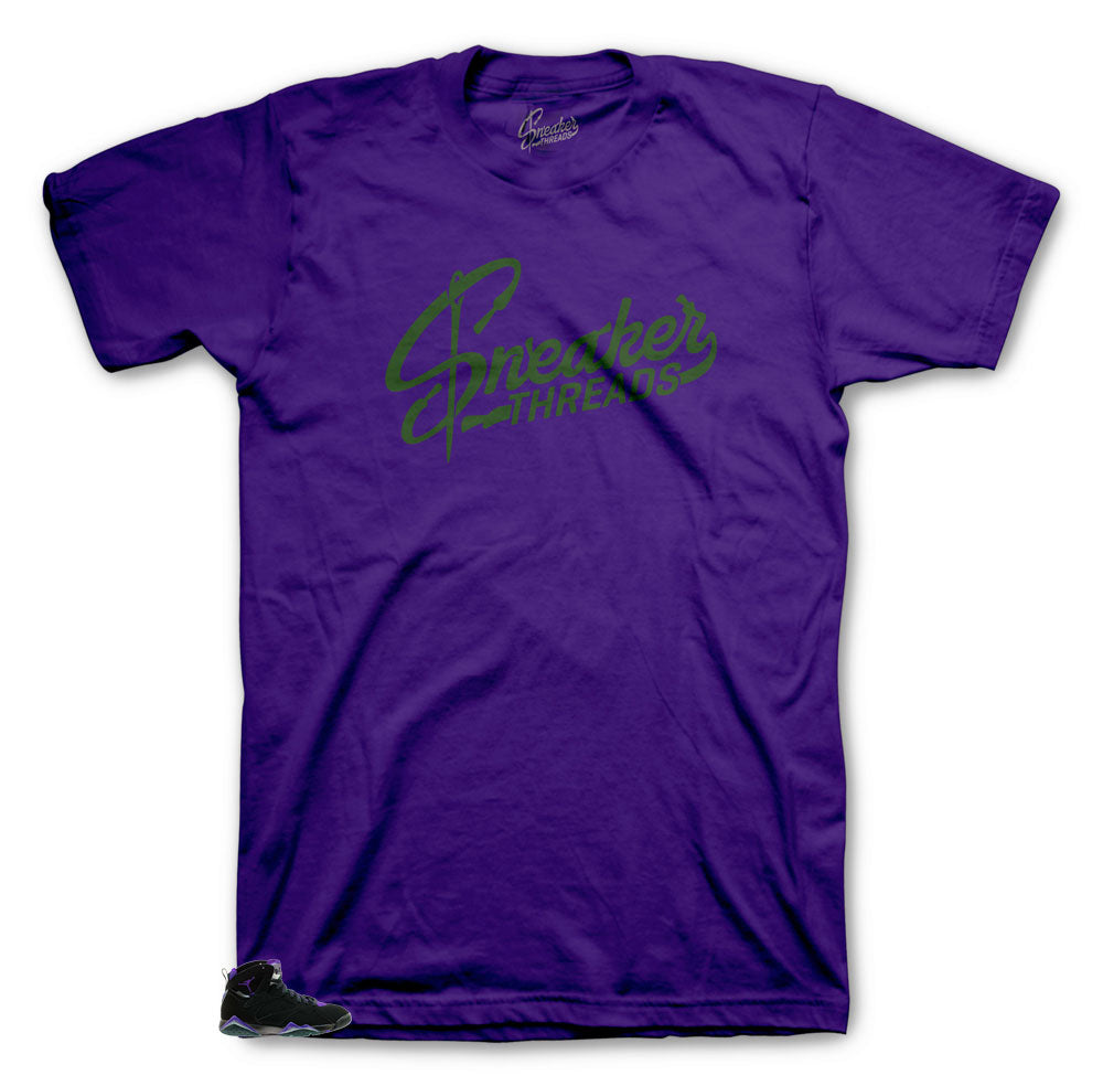 Ray Allen retro Jordan 7s matching shirts