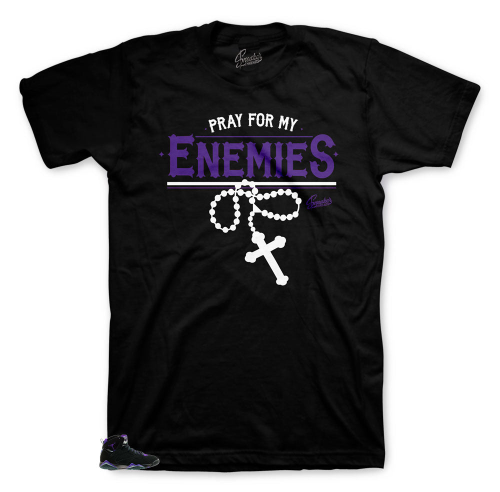 Jordan 7 Ray Allen sneaker collection matching tees