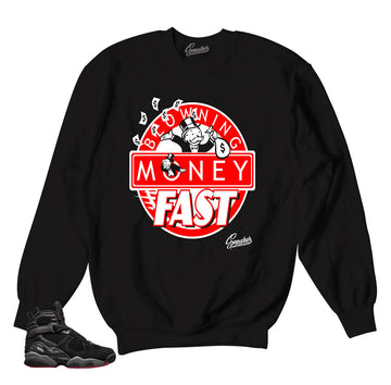 Jordan 8 bred sweaters natch cement retro 8 bred sweatshirts.
