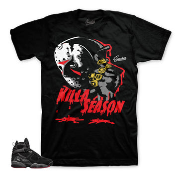 Jordan 8 bred tees match | Newest sneaker match clothing.