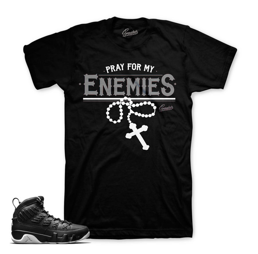Jordan 9 baseball glove tees | Official matching baron 9 tee.