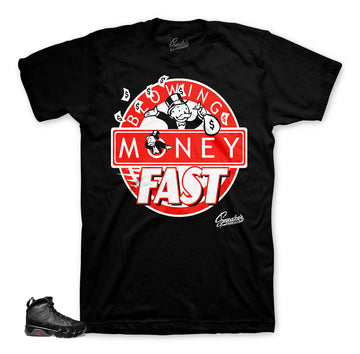 Bred Jordan 9 sneaker tees match | The best shirts match bred 9.