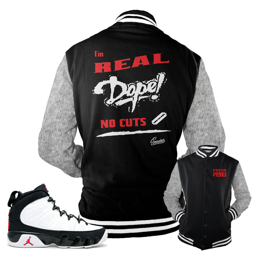 Jordan 9 OG jackets match retro 9 space jam jackets.