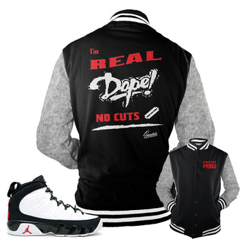 Jordan 9 OG jackets match retro 9 space jam jackets.