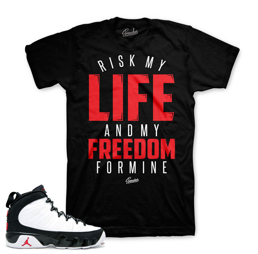 Jordan 9 OG space jam tees to match retro 9's sneakers.